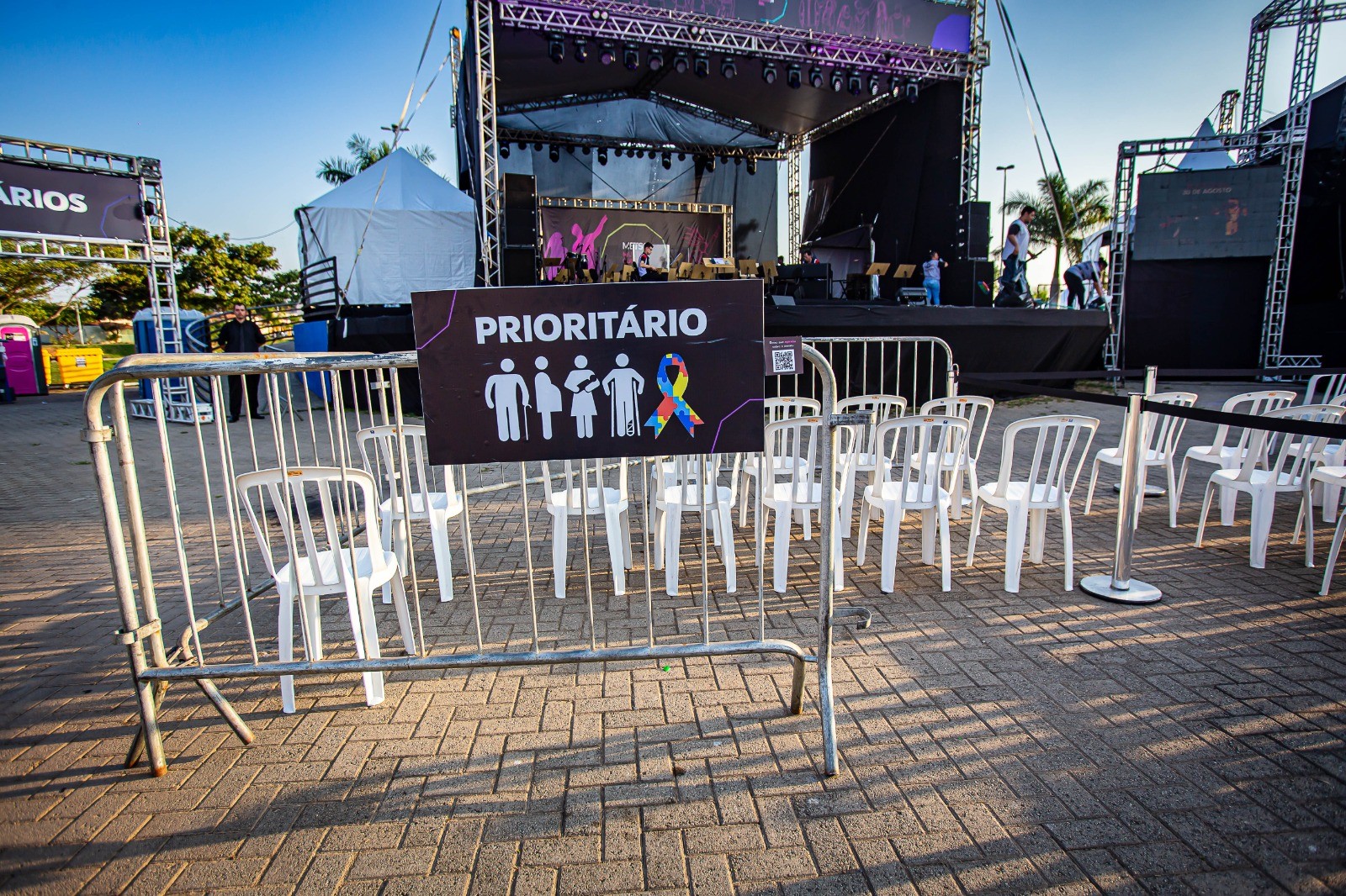 Festival Multicultural reforça seu compromisso com a acessibilidade ao garantir área prioritária para pessoas com deficiência nos shows — Foto: Festival Multicultural/Divulgação