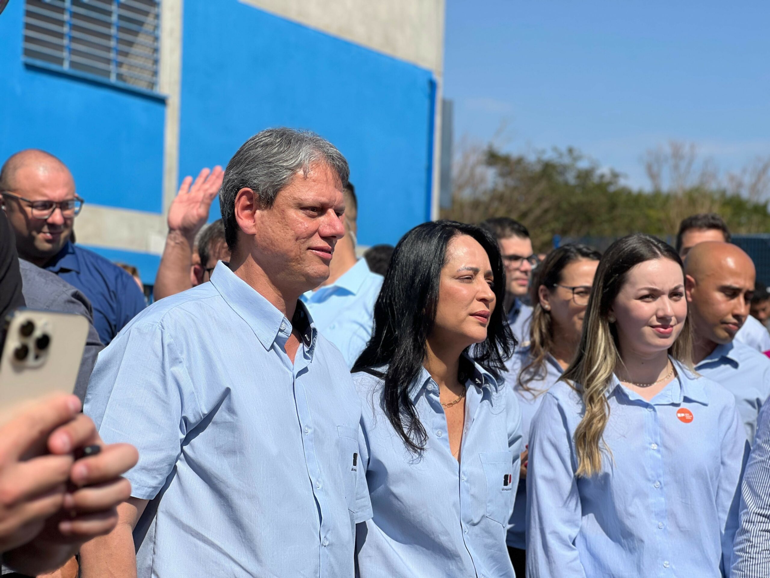 Governador de SP inicia quarta Caravana 3D na região administrativa de Marília — Foto: Filipe Zampoli/ TV TEM